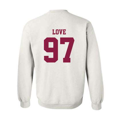 Virginia Tech - NCAA Football : John Love - Crewneck Sweatshirt Classic Fashion Shersey