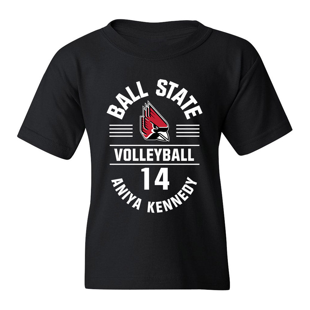 Ball State - NCAA Women's Volleyball : Aniya Kennedy - Youth T-Shirt Classic Fashion Shersey