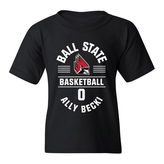 Ball State - NCAA Women's Basketball : Ally Becki - Youth T-Shirt Classic Fashion Shersey