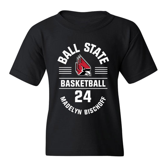 Ball State - NCAA Women's Basketball : Madelyn Bischoff - Youth T-Shirt Classic Fashion Shersey