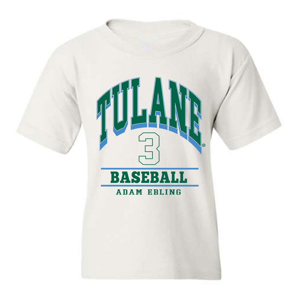 Tulane - NCAA Baseball : Adam Ebling - Youth T-Shirt Classic Fashion Shersey