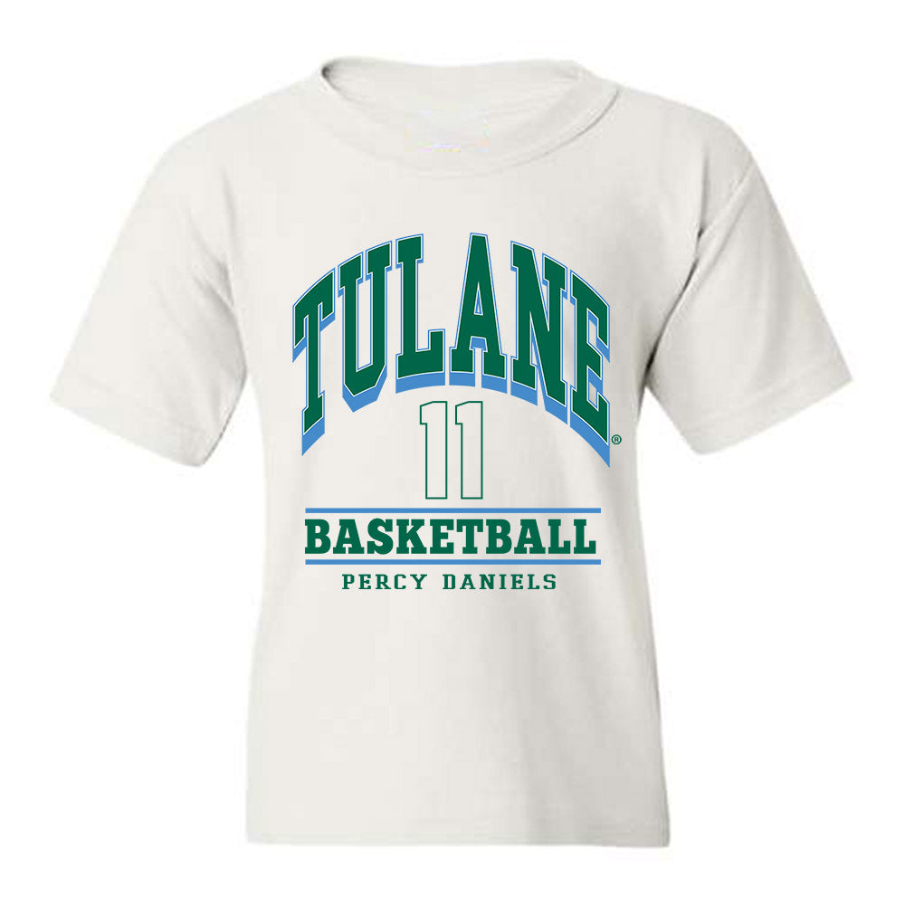 Tulane - NCAA Men's Basketball : Percy Daniels - Youth T-Shirt Classic Fashion Shersey