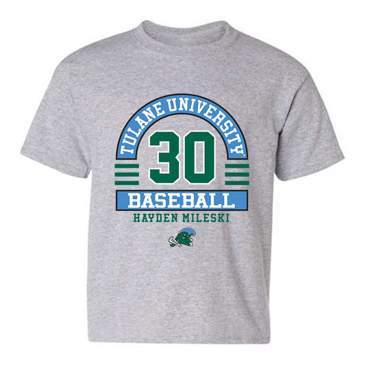 Tulane - NCAA Baseball : Hayden Mileski - Youth T-Shirt Classic Fashion Shersey