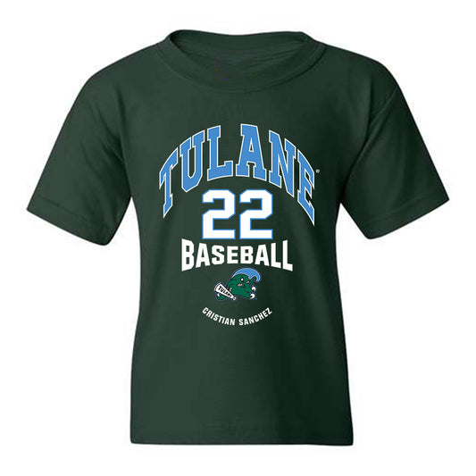 Tulane - NCAA Baseball : Cristian Sanchez - Youth T-Shirt Classic Fashion Shersey