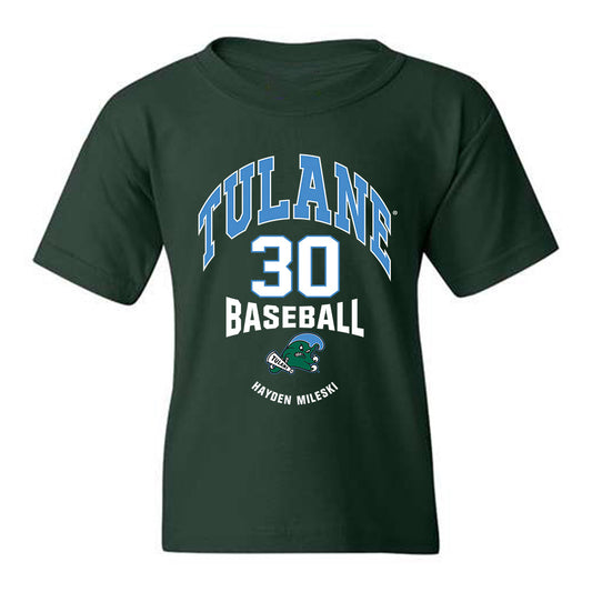 Tulane - NCAA Baseball : Hayden Mileski - Youth T-Shirt Classic Fashion Shersey