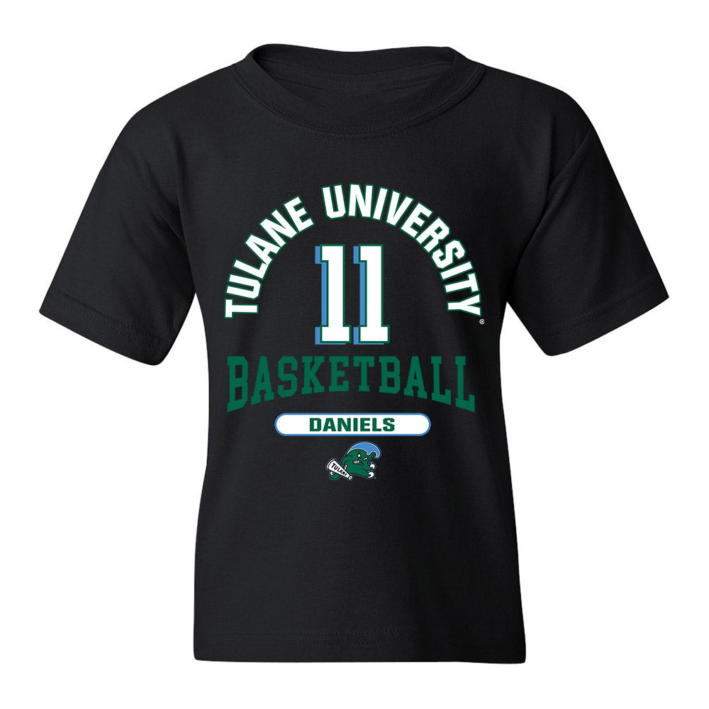 Tulane - NCAA Men's Basketball : Percy Daniels - Youth T-Shirt Classic Fashion Shersey