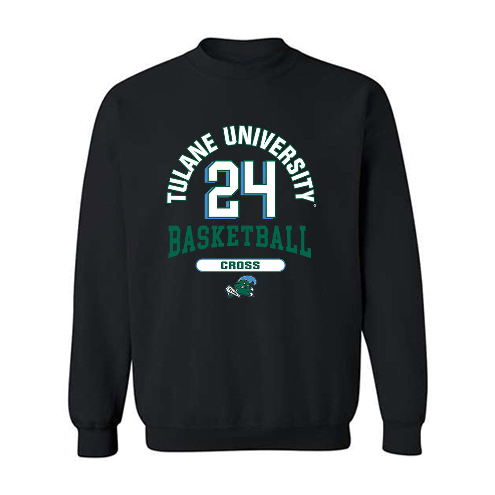 Tulane - NCAA Men's Basketball : Kevin Cross - Crewneck Sweatshirt Classic Fashion Shersey