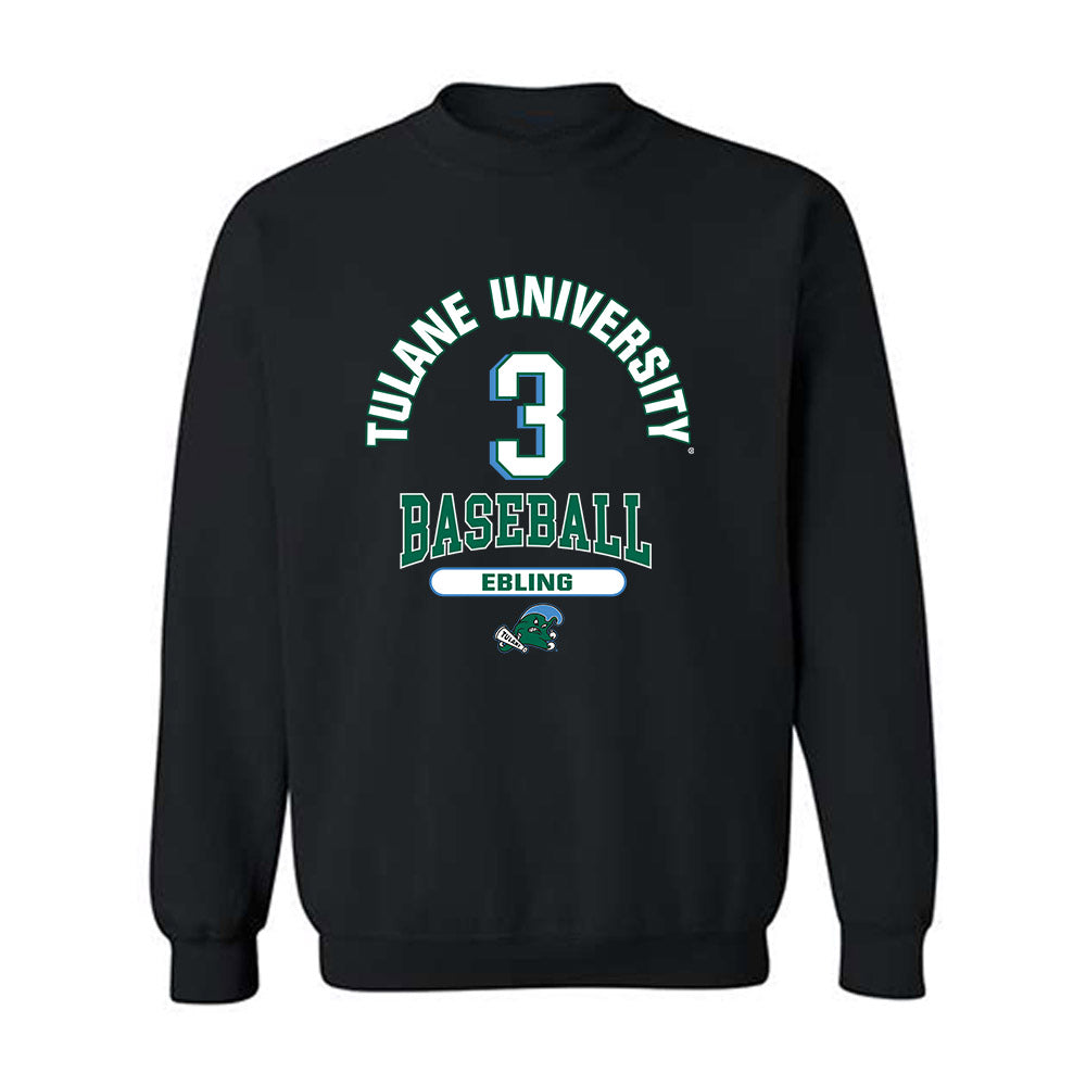 Tulane - NCAA Baseball : Adam Ebling - Crewneck Sweatshirt Classic Fashion Shersey