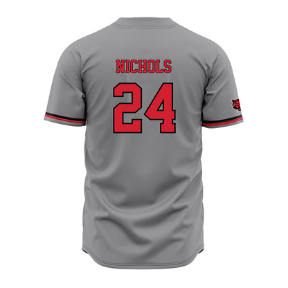 Arkansas State - NCAA Baseball : Eli Nichols - Baseball Replica Jersey