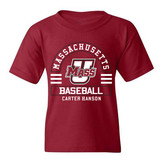 UMass - NCAA Baseball : Carter Hanson - Youth T-Shirt Classic Fashion Shersey
