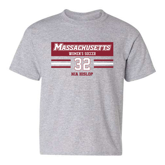 UMass - NCAA Women's Soccer : Nia Hislop - Youth T-Shirt Classic Fashion Shersey