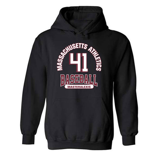 UMass - NCAA Baseball : Justin Masteralexis - Hooded Sweatshirt Classic Fashion Shersey
