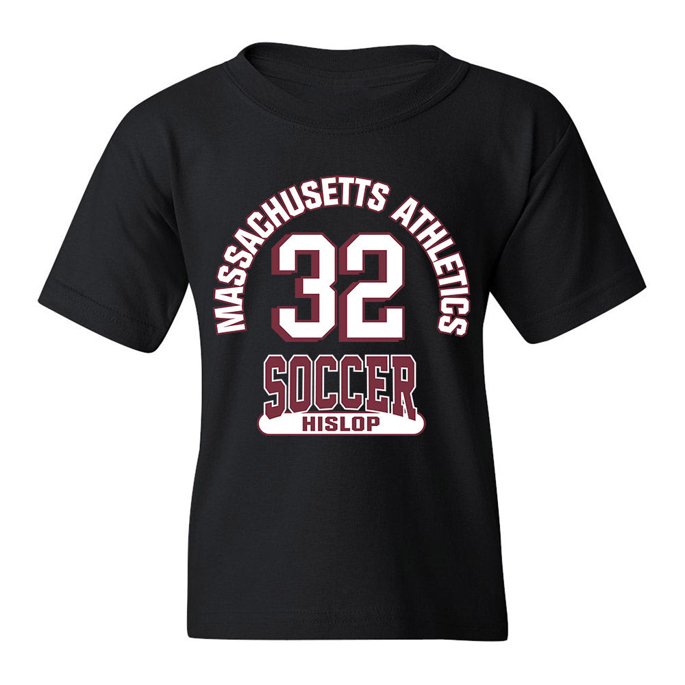 UMass - NCAA Women's Soccer : Nia Hislop - Black Classic Fashion Shersey Youth T-Shirt