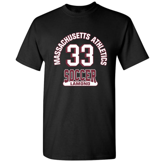 UMass - NCAA Women's Soccer : Ashley Lamond - Black Classic Fashion Shersey Short Sleeve T-Shirt
