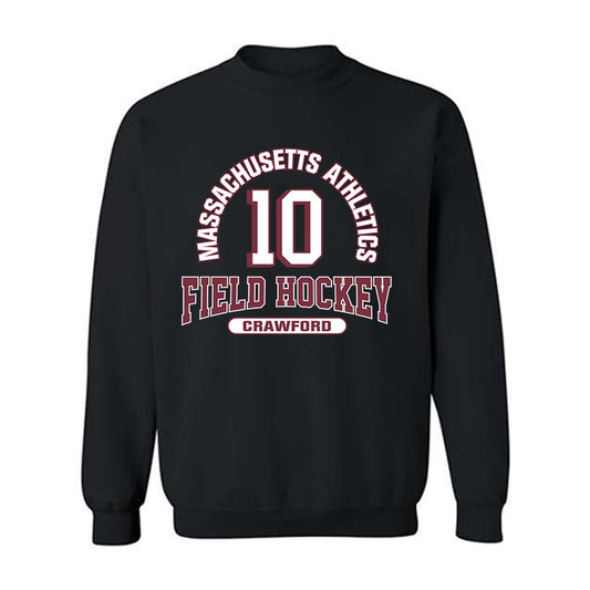 UMass - NCAA Women's Field Hockey : Emily Crawford - Black Classic Fashion Shersey Sweatshirt