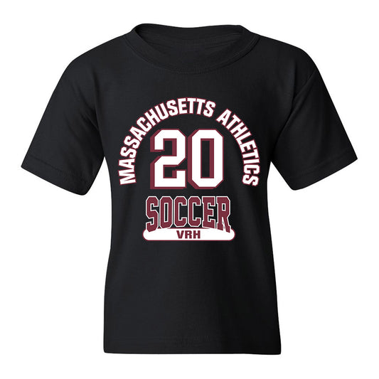UMass - NCAA Men's Soccer : Ivan Vrh - Black Classic Fashion Shersey Youth T-Shirt