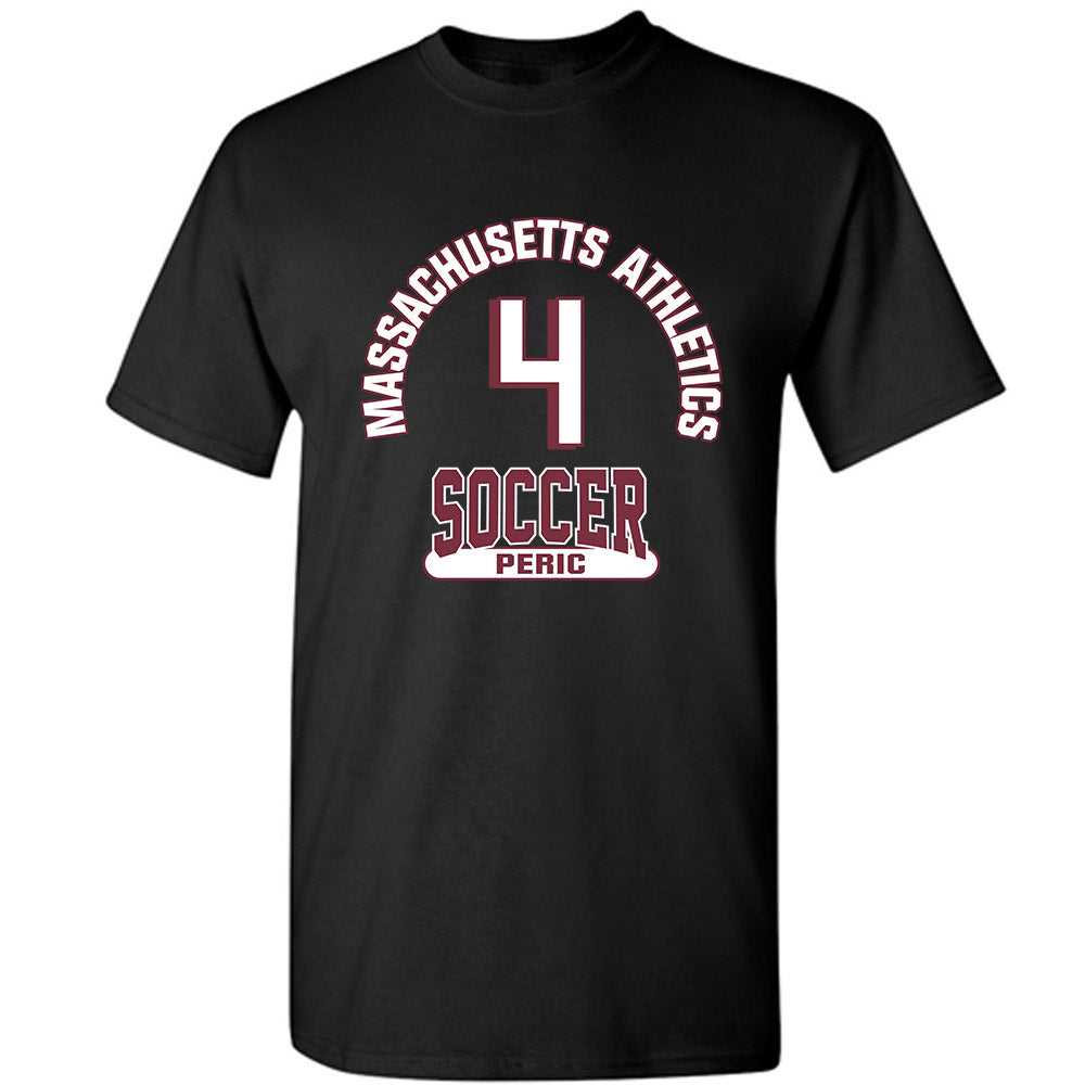 UMass - NCAA Women's Soccer : Hannah Peric - Black Classic Fashion Shersey Short Sleeve T-Shirt