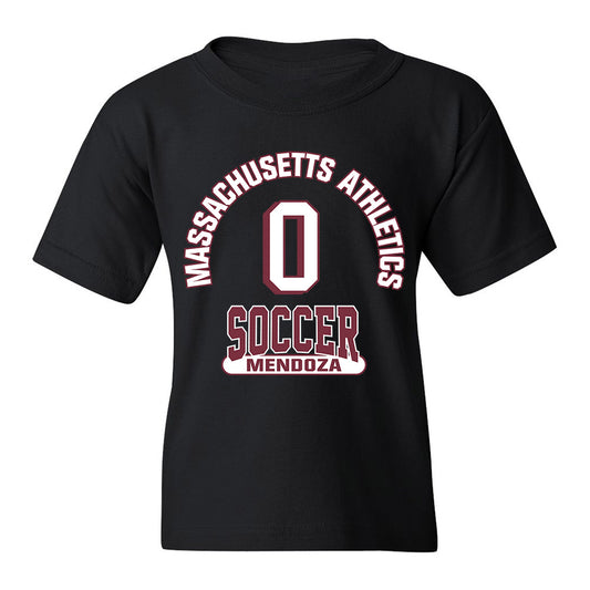 UMass - NCAA Women's Soccer : Bella Mendoza - Black Classic Fashion Shersey Youth T-Shirt