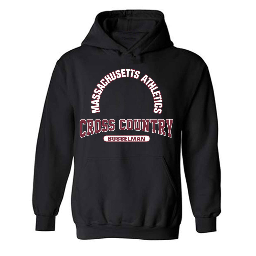 UMass - NCAA Women's Cross Country : Ella Bosselman - Black Classic Fashion Shersey Hooded Sweatshirt