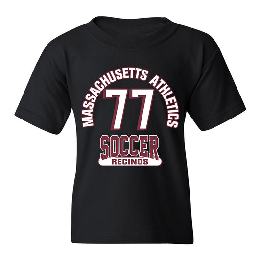 UMass - NCAA Women's Soccer : Bella Recinos - Black Classic Fashion Shersey Youth T-Shirt