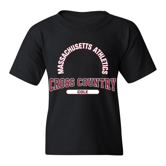 UMass - NCAA Men's Cross Country : Riley Cole - Black Classic Fashion Shersey Youth T-Shirt