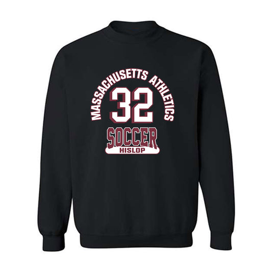UMass - NCAA Women's Soccer : Nia Hislop - Black Classic Fashion Shersey Sweatshirt