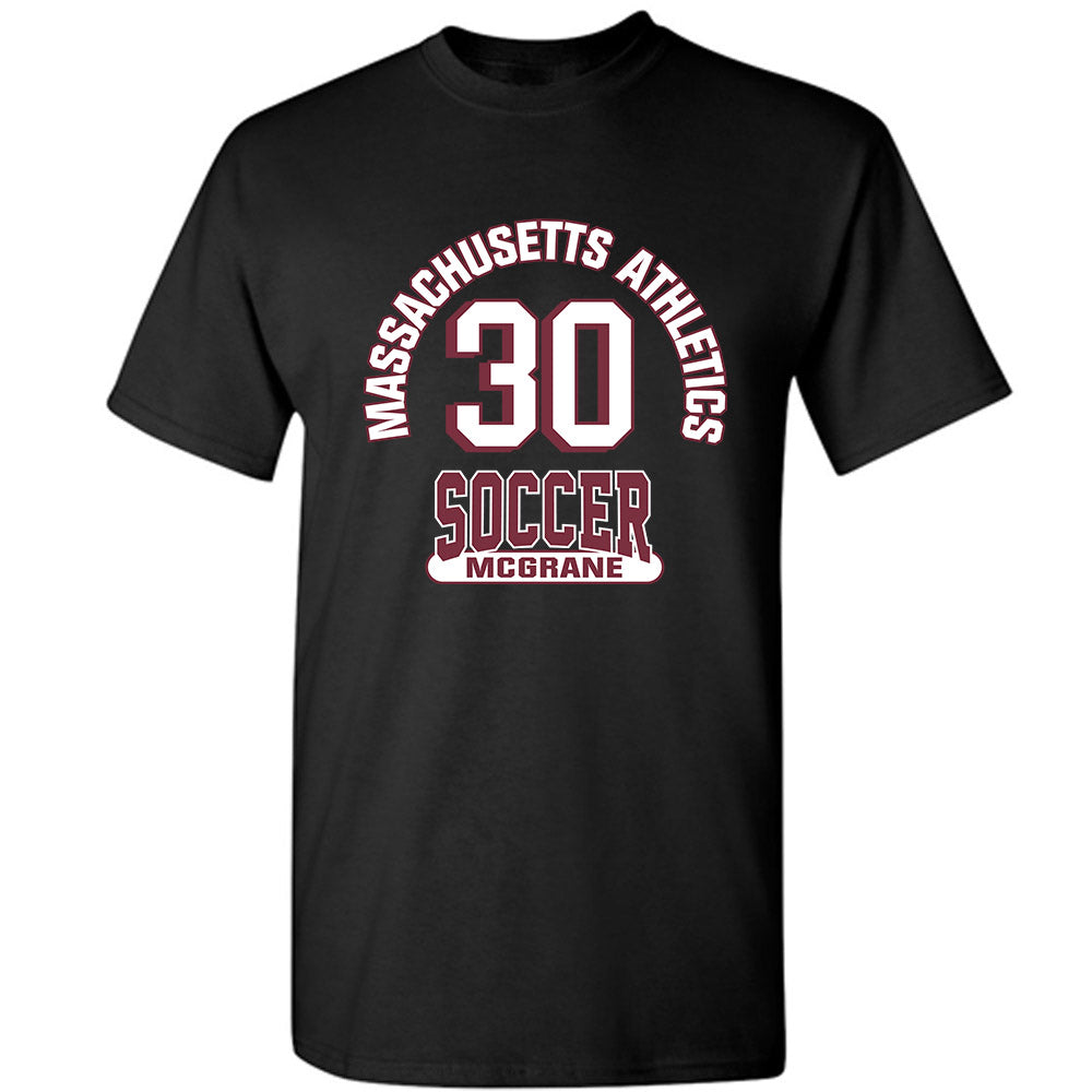 UMass - NCAA Men's Soccer : Lance McGrane - Black Classic Fashion Shersey Short Sleeve T-Shirt