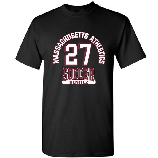 UMass - NCAA Women's Soccer : Carolina Benitez - Black Classic Fashion Shersey Short Sleeve T-Shirt