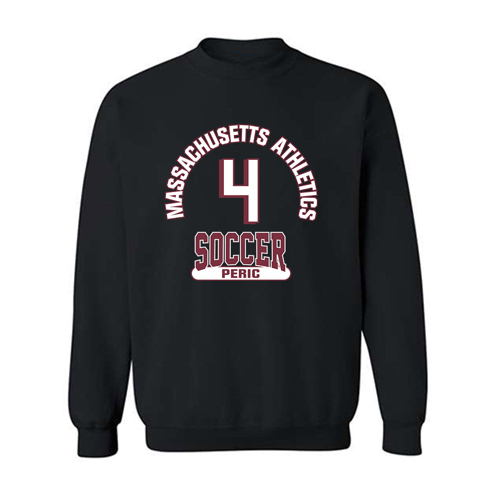 UMass - NCAA Women's Soccer : Hannah Peric - Black Classic Fashion Shersey Sweatshirt