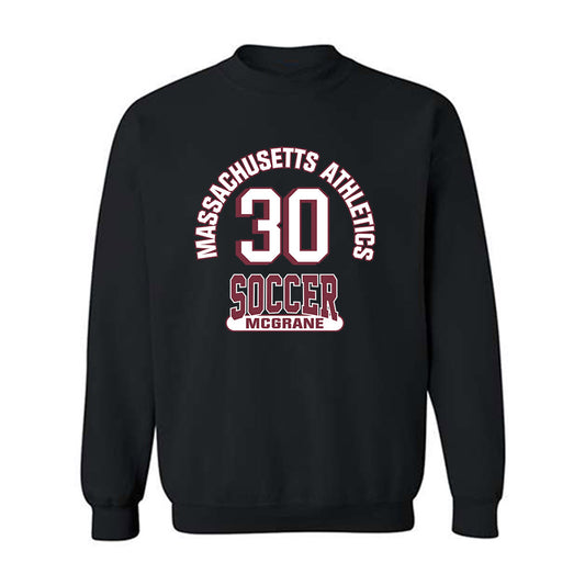 UMass - NCAA Men's Soccer : Lance McGrane - Black Classic Fashion Shersey Sweatshirt