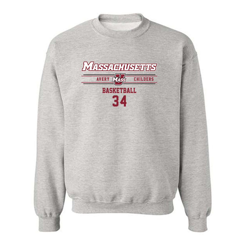 UMass - NCAA Women's Basketball : Avery Childers - Crewneck Sweatshirt Classic Fashion Shersey