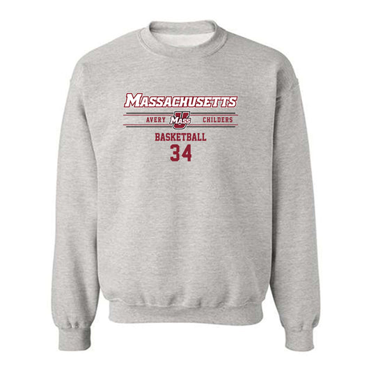 UMass - NCAA Women's Basketball : Avery Childers - Crewneck Sweatshirt Classic Fashion Shersey