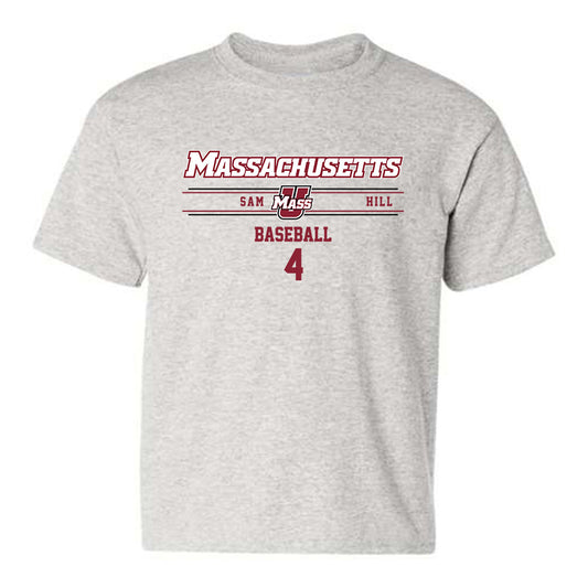 UMass - NCAA Baseball : Sam Hill - Youth T-Shirt Classic Fashion Shersey