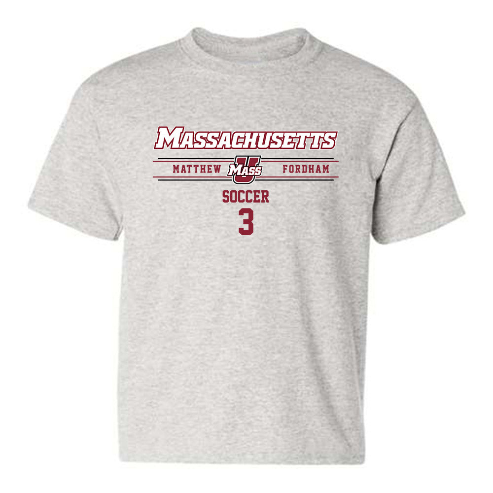 UMass - NCAA Men's Soccer : Matthew Fordham - Youth T-Shirt Classic Fashion Shersey