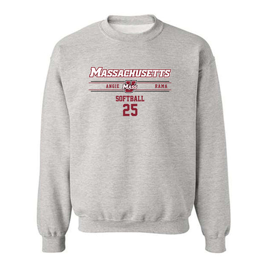 UMass - NCAA Softball : Angie Rama - Crewneck Sweatshirt Classic Fashion Shersey