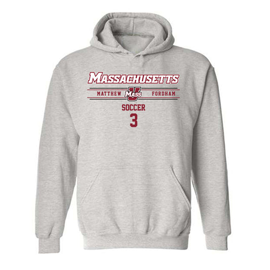 UMass - NCAA Men's Soccer : Matthew Fordham - Hooded Sweatshirt Classic Fashion Shersey