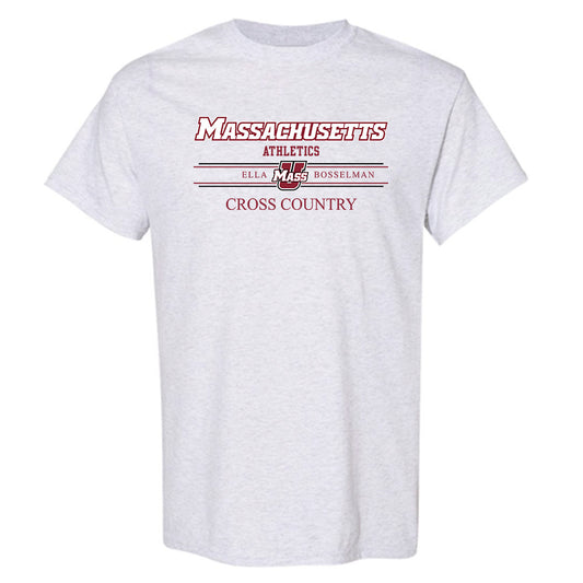 UMass - NCAA Women's Cross Country : Ella Bosselman - Grey Classic Fashion Shersey Short Sleeve T-Shirt