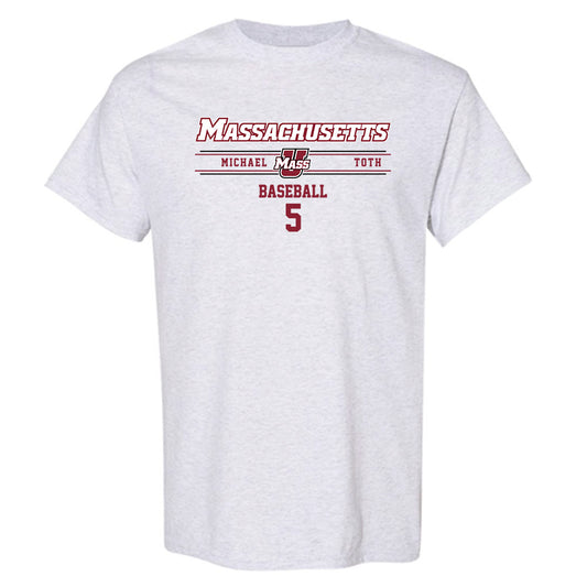 UMass - NCAA Baseball : Michael Toth - T-Shirt Classic Fashion Shersey