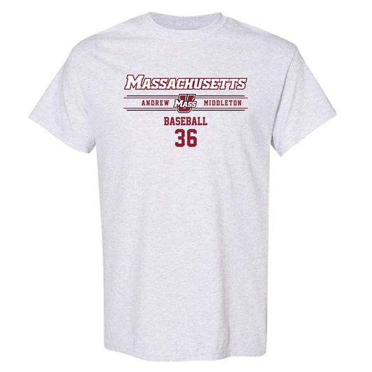 UMass - NCAA Baseball : Andrew Middleton - T-Shirt Classic Fashion Shersey