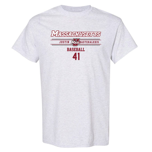 UMass - NCAA Baseball : Justin Masteralexis - T-Shirt Classic Fashion Shersey