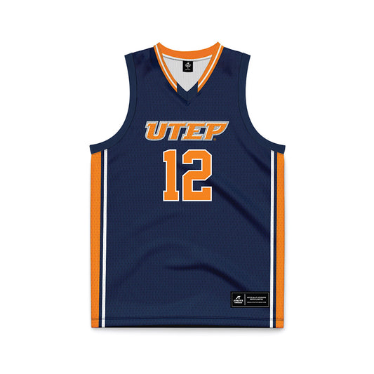 UTEP - NCAA Women's Basketball : Aspen Salazar - Basketball Blue Jersey