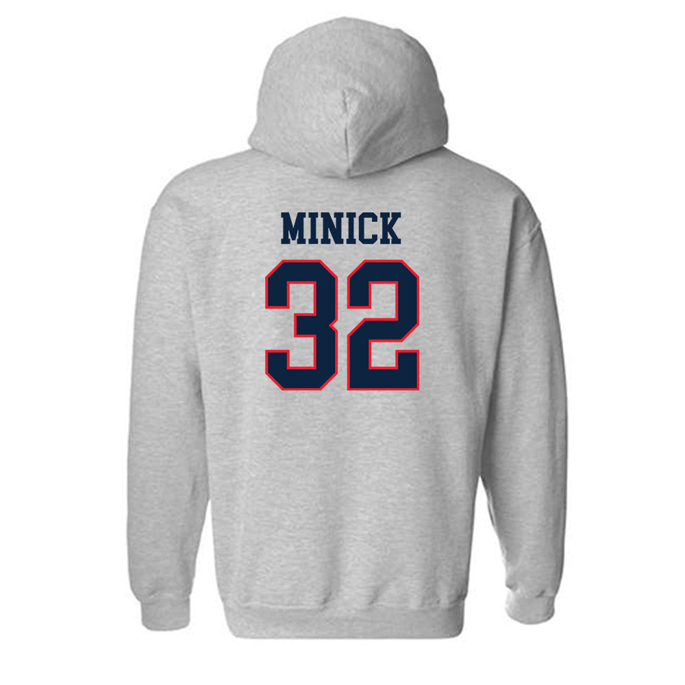 UConn - NCAA Baseball : Tyler Minick - Hooded Sweatshirt Classic Shersey