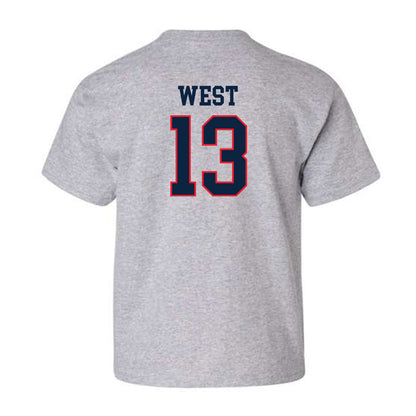 UConn - NCAA Baseball : Charlie West - Youth T-Shirt Classic Shersey