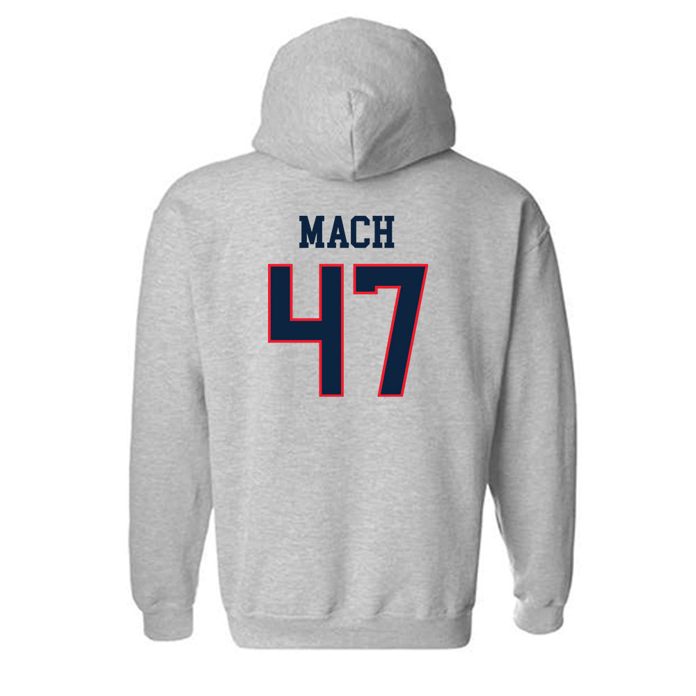 UConn - NCAA Baseball : Alex Mach - Hooded Sweatshirt Classic Shersey