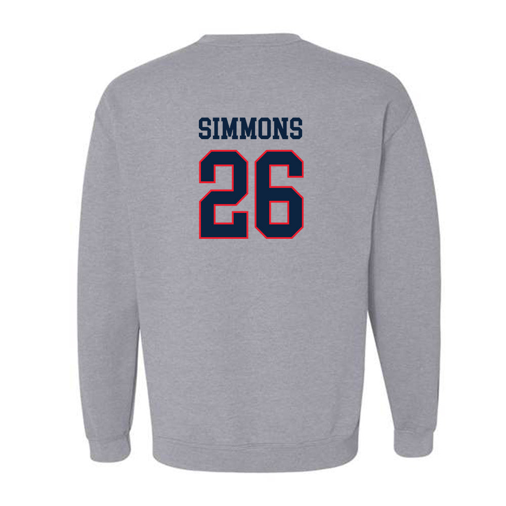 UConn - NCAA Baseball : Terrence Simmons - Crewneck Sweatshirt Classic Shersey