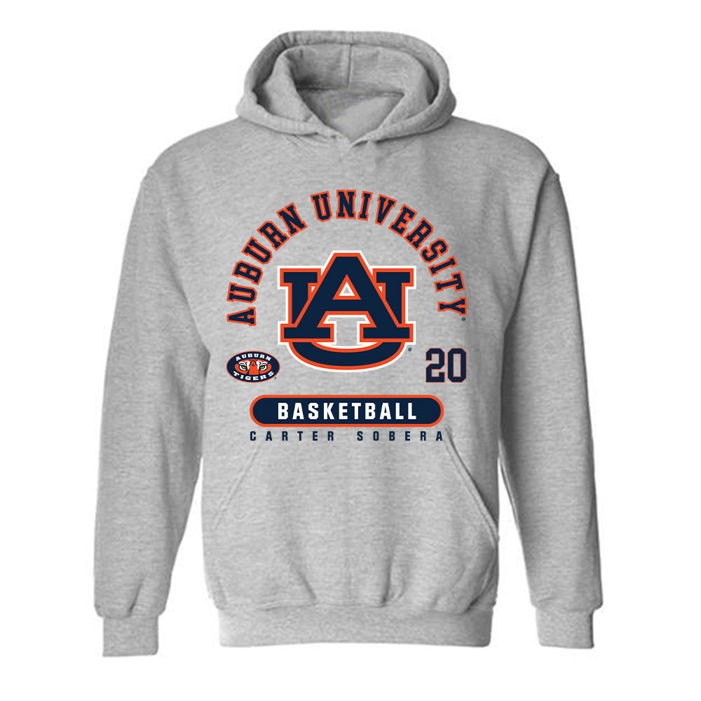 Auburn - NCAA Men's Basketball : Carter Sobera - Hooded Sweatshirt Classic Fashion Shersey