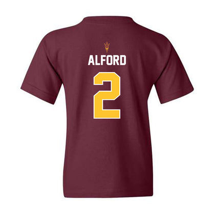 Arizona State - NCAA Football : Xavion Alford - Youth T-Shirt