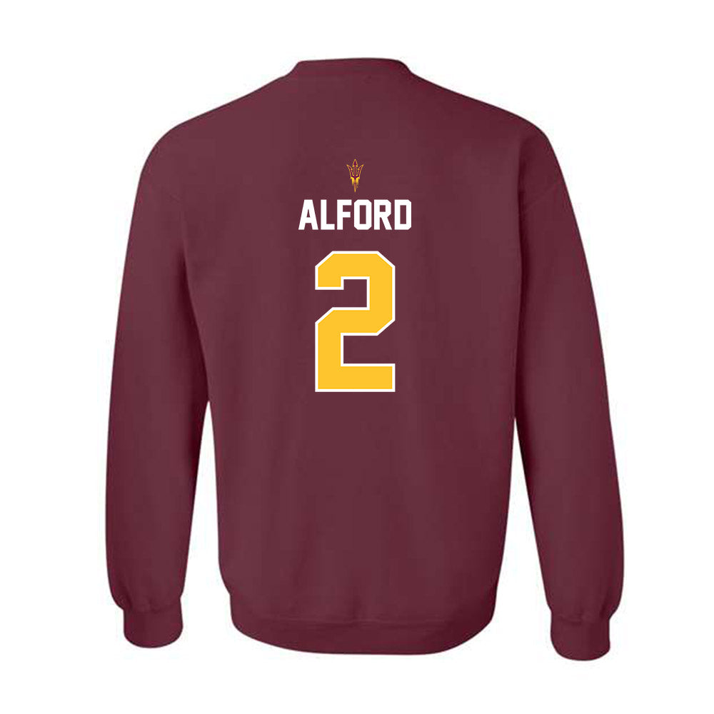 Arizona State - NCAA Football : Xavion Alford - Crewneck Sweatshirt