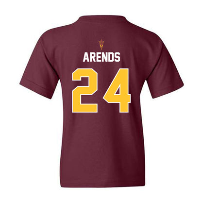 Arizona State - NCAA Football : Coleson Arends - Youth T-Shirt
