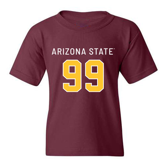 Arizona State - NCAA Football : CJ Fite - Maroon Replica Shersey Youth T-Shirt